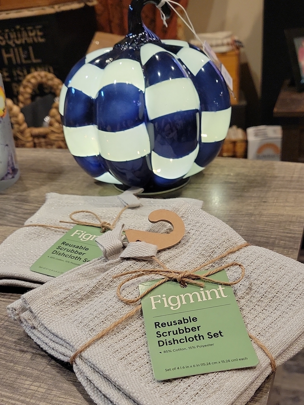 Figmint Scrubber Dish Cloths 2 Sets Of 4 Each,=8 Squares,NWT